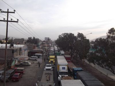 Bloqueo de carretera MÃ©xico - Texcoco contra antorcha, San jose
