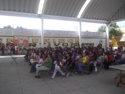 Aniversario de la Biblioteca Sor juana, ubicada en el km 27, junto al deportivo "El polvorÃ­n" 18/5/2012

