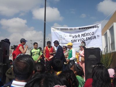 Carrera "viva MÃ©xico si violencia" realizada en ARA III, el 15 de Septiembre de 2012

