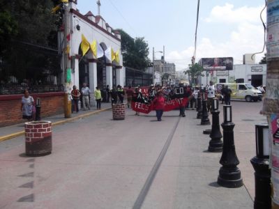 Fuego de la Digna Resistencia en Chicoloapan. Explanada de San Vicente 4 de Mayo 2015
