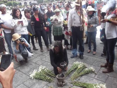 Caravana "Fuego de la Digna Resistencia" llega a Toluca. 15/05/2015
