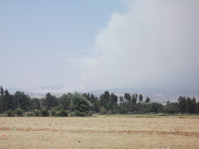 incendio sierra tlaloc telapon chicoloapan