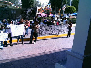 ManifestaciÃ³n contra las Corridas de Toros
