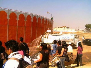 desperdicio de agua chicoloapan