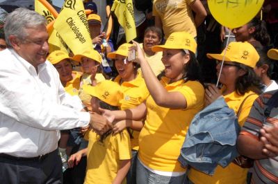 AMLO en Chicoloapan 17 de Octubre de 2010
