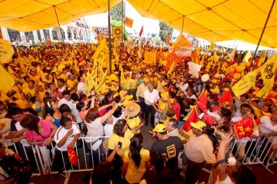 AMLO en Chicoloapan 17 de Octubre de 2010
