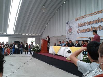 Matrimonios Comunitarios, Auditorio de HIR, 13 de Febrero 2012
