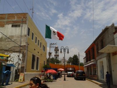 Bandera en la Plaza Municipal, 30 de Julio de 2012, por Panchomachete
