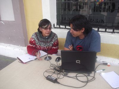 Entrevista a Martha Gloria del grupo de Scouts, Viernes 20 de Julio 2012, en el Marco de la Feria del MaÃ­z 2012
