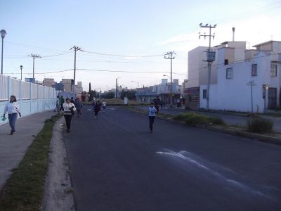 Carrera "Viva MÃ©xico sin violencia" realizada en ARA III, 15 de Septiembre 2012
