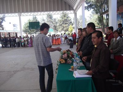 Entrega de Certificados INEA Santa Rosa, Primaria Felipe Angeles. El 3 de Octubre de 2012
