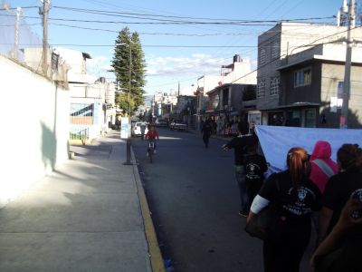 3ra Marcha Zombie en Chicoloapan, dentro del festival "Del MictlÃ¡n al Sincretismo"
25/10/2014. de San JosÃ© a Santa Rosa
