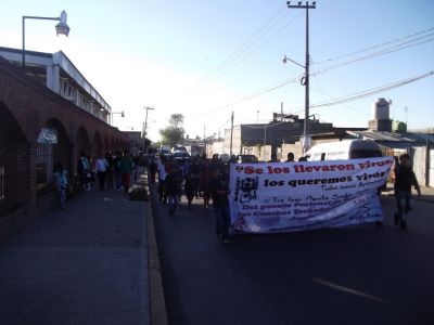 3ra Marcha Zombie en Chicoloapan, dentro del festival "Del MictlÃ¡n al Sincretismo"
25/10/2014. de San JosÃ© a Santa Rosa
