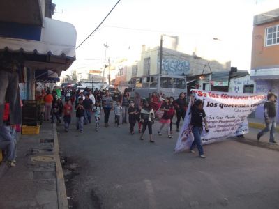 3ra Marcha Zombie en Chicoloapan, dentro del festival "Del MictlÃ¡n al Sincretismo"
25/10/2014. de San JosÃ© a Santa Rosa
