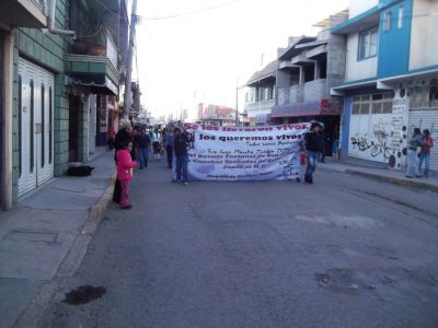 3ra Marcha Zombie en Chicoloapan, dentro del festival "Del MictlÃ¡n al Sincretismo"
25/10/2014. de San JosÃ© a Santa Rosa
