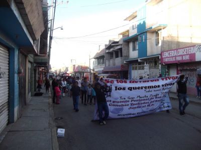 3ra Marcha Zombie en Chicoloapan, dentro del festival "Del MictlÃ¡n al Sincretismo"
25/10/2014. de San JosÃ© a Santa Rosa
