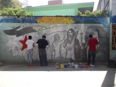 mural dia internacional de la mujer