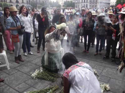 Caravana "Fuego de la Digna Resistencia" llega a Toluca. 15/05/2015
