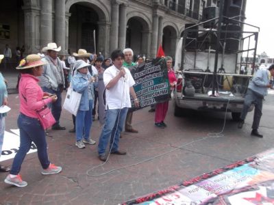 Caravana "Fuego de la Digna Resistencia" llega a Toluca. 15/05/2015
