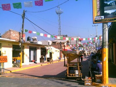 Calle Hidalgo, San Vicente Chicoloapan, Diciembre 2007
