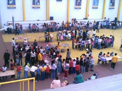 Talleres
Durante la InauguraciÃ³n del Mural "10 miradas  bajo el sol de Chicoloapan"
