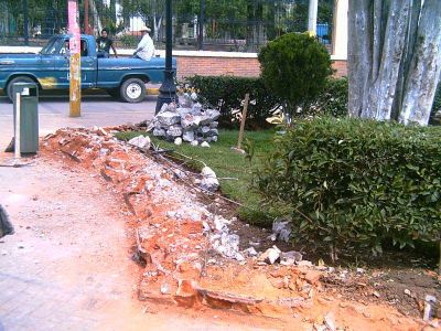 RemodelaciÃ³n Jardineras San Vicente Junio de 2008
