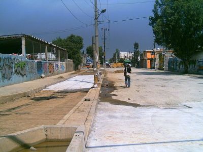 Obras en "Las fuentes " Junio de 2008
