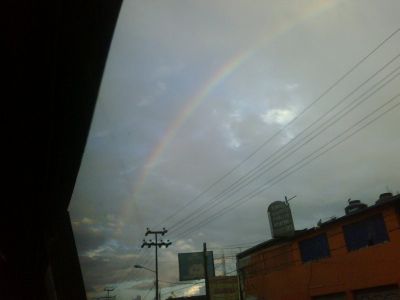 Arco iris en Chicoloapan