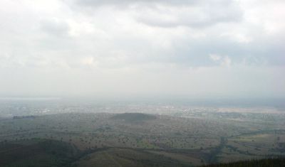 Rumbo al Tejolote Grande
Vista de Chicoloapan y el cerro el portezuelo
