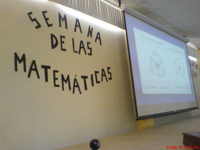 Semana de las MatemÃ¡ticas 2010 en la Prepa 55 Foro las matematicas y su relaciÃ³n con el mundo
