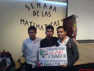 Semana de las MatemÃ¡ticas 2010 en la Prepa 55 Foro las matematicas y su relaciÃ³n con el mundo
