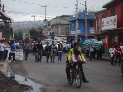 Universidad RevoluciÃ³n es planeta en Movimiento, movilizaciÃ³n en apoyo al movimiento 250.org realizada el 23 de Septiembre de 2011
