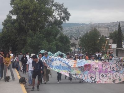 Universidad RevoluciÃ³n es planeta en Movimiento, movilizaciÃ³n en apoyo al movimiento 250.org realizada el 23 de Septiembre de 2011
