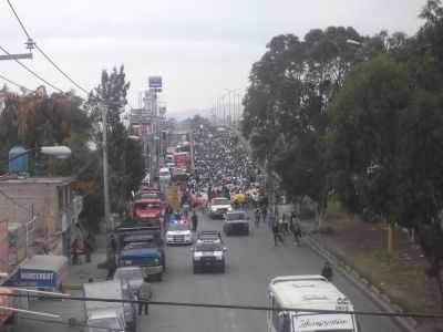 Universidad RevoluciÃ³n es planeta en Movimiento, movilizaciÃ³n en apoyo al movimiento 250.org realizada el 23 de Septiembre de 2011
