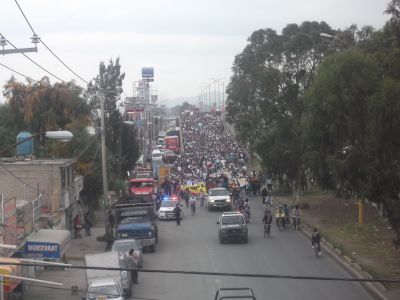 Universidad RevoluciÃ³n es planeta en Movimiento, movilizaciÃ³n en apoyo al movimiento 250.org realizada el 23 de Septiembre de 2011
