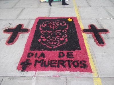 Dia de Muertos  en la Universidad RevoluciÃ³n y Prepa 55. Noviembre  2011
