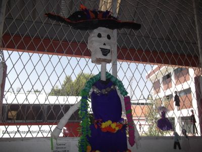 Dia de Muertos  en la Universidad RevoluciÃ³n y Prepa 55. Noviembre  2011
