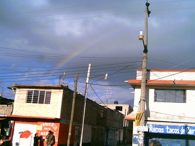 Arcoiris en SAnta Rosa, durante la maÃ±ana del 22 de Febrero de 2009
