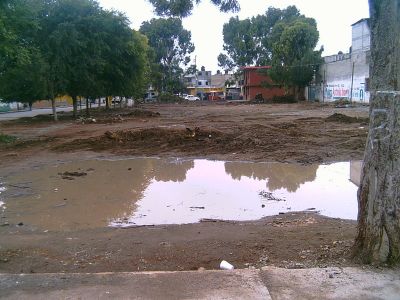 RemodelaciÃ³n en el Jardin de Santa Rosa, julio 2008
