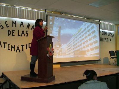 Semana de las MatemÃ¡ticas 2010 en la Prepa 55 Foro las matematicas y su relaciÃ³n con el mundo
