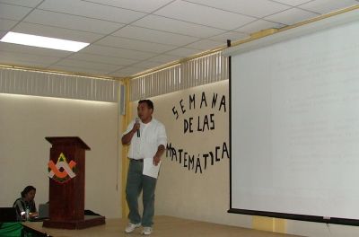 Semana de las MatemÃ¡ticas 2010 en la Prepa 55 Foro las matematicas y su relaciÃ³n con el mundo
