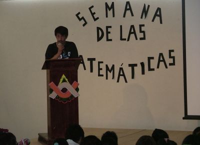 Semana de las MatemÃ¡ticas 2010 en la Prepa 55 Foro las matematicas y su relaciÃ³n con el mundo
