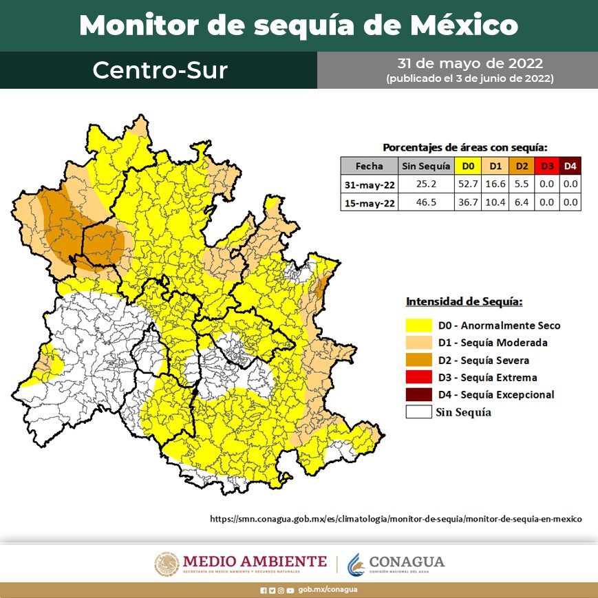 De Acuerdo Con El Monitor De Sequía De La Conagua Chicoloapan Se Encuentra Anormalmente Seco 2980