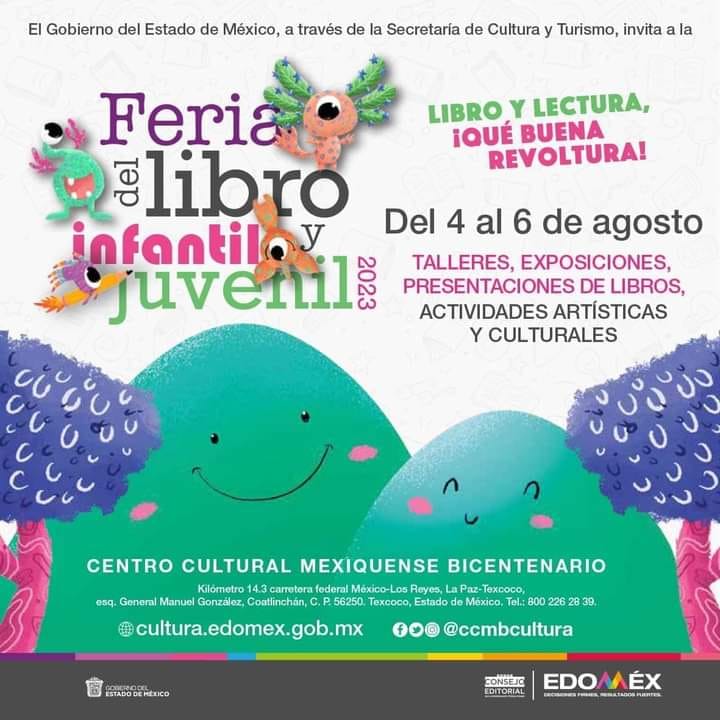 Inicia Feria De Libro Infantil Y Juvenil 2023 En El Centro Cultural Méxiquense Del Bicentenario 4772