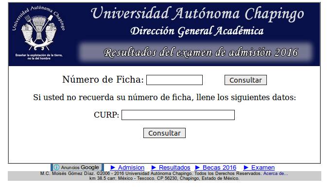 resultados chapingo2016