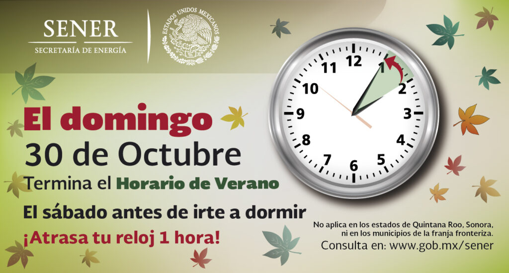 fin horario vernao