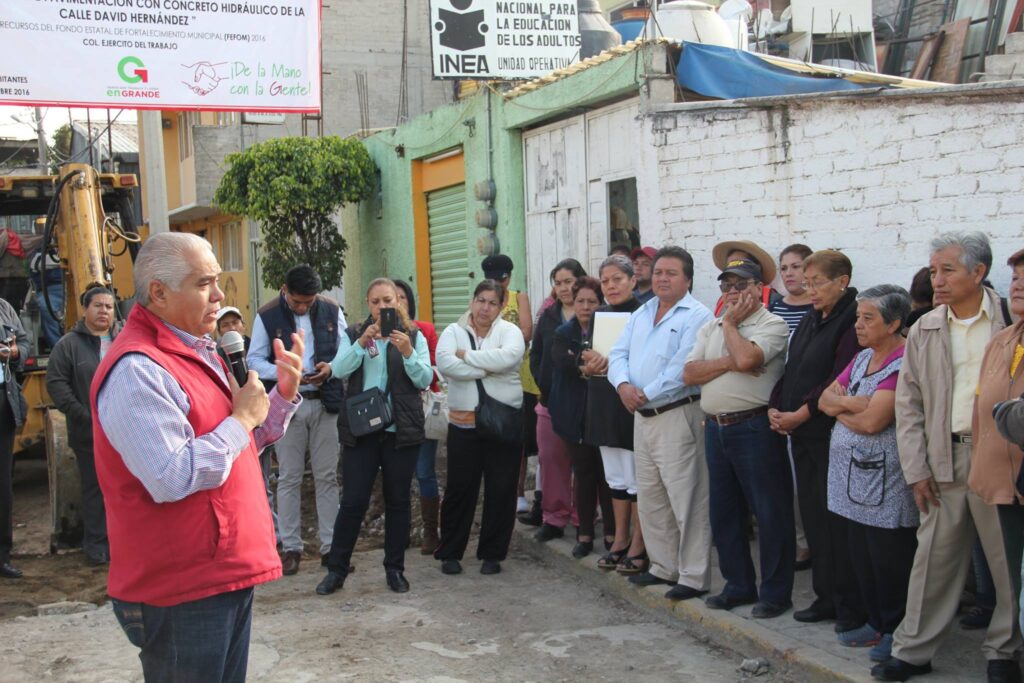paviemntaran calle ejercito del trabajo