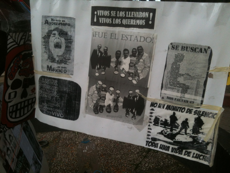 ofrenda santa rosa ayotzinapa3
