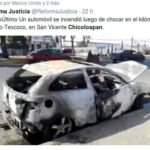 auto incendiado