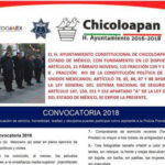 convocatoria policia municipal chicoloapan 2018